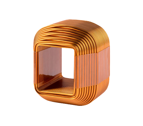 Selfs à air de forme irrégulière